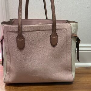 Kate Spade Blush Pink and Cream Tote